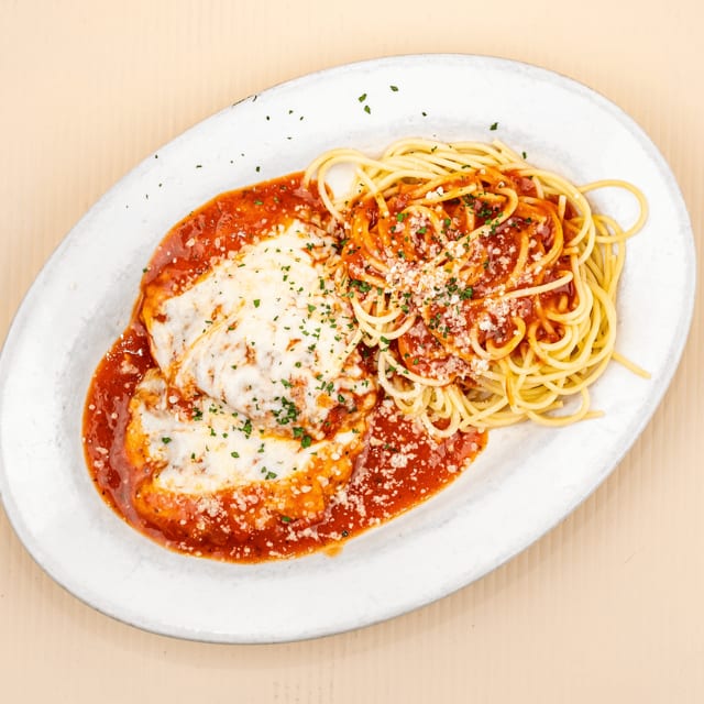 Veal Parmigiana.