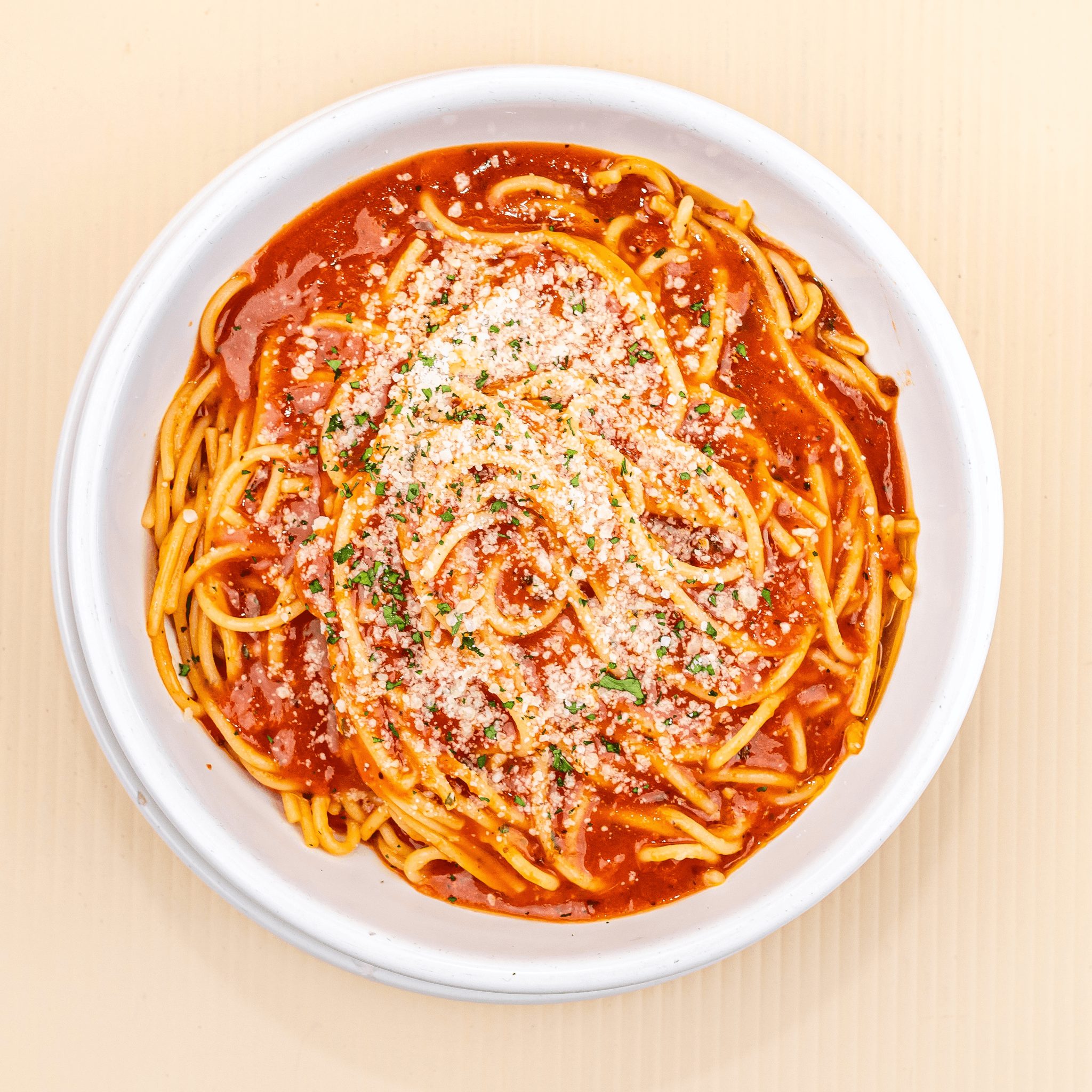 Spaghetti Marinara.