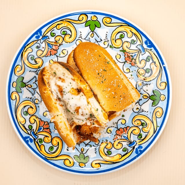 Veal Parmigiana Hero.